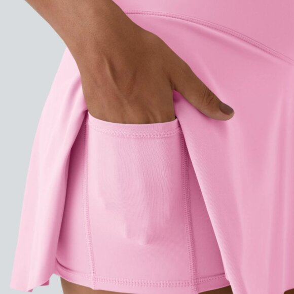 Halara 2-in-1 Side Pocket Cool Touch Mini Tennis Skirt-Lucid-UPF50+ - Picture 5 of 17